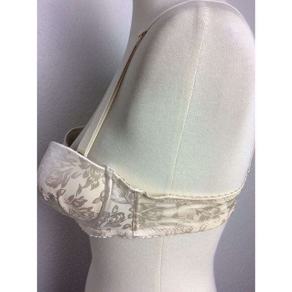 Rosa Lingerie Up Bra Floral Print Pleated Underwire - Picture 5 of 8